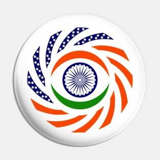 Indian American Multinational Patriot Flag Pin