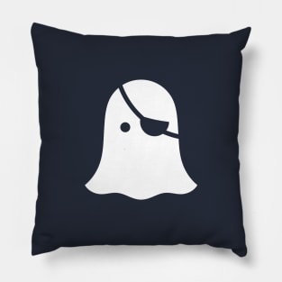 Pirate Ghost Eye Patch Pillow