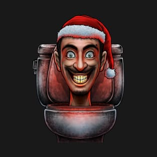 merry christmas skibidi toilet #2 T-Shirt