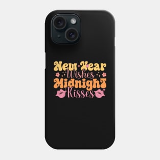 New Year Wishes Midnight Kisses Phone Case