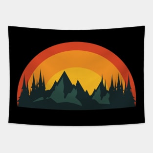 Life in the mountains Tapestry