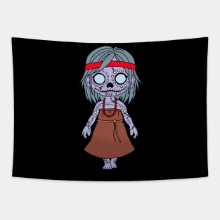 Cute Aboriginal Australian Zombie Tapestry