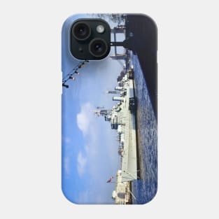 HMS Belfast, light cruiser warship. Phone Case