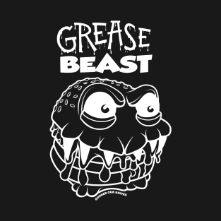 Grease Beast Logo (White) T-Shirt