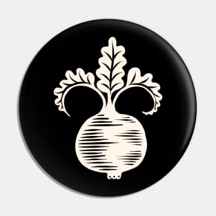 Turnip white Pin