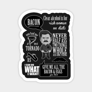 Ron Swanson Montage Magnet