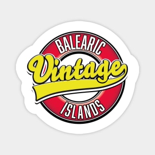 Balearic Islands Vintage logo Magnet