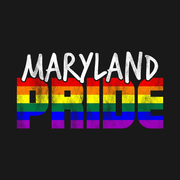 Maryland Pride LGBT Flag by wheedesign