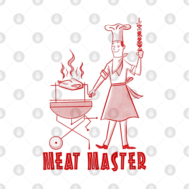 Meat Master  - Red by Vintage Cook Book Gore