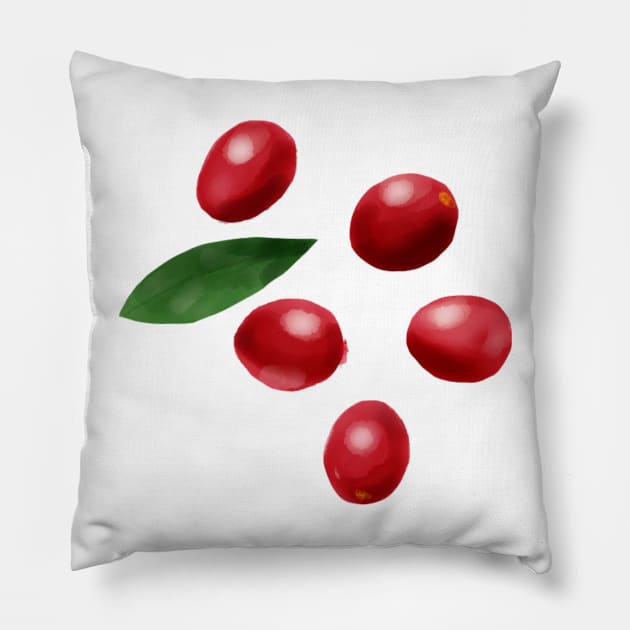 Cranberries Pillow by melissamiddle