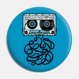 Retro Cassette Tape IUF Pin