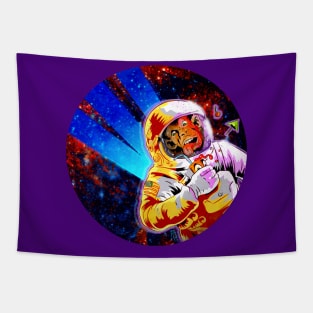 Space Chimp Tapestry