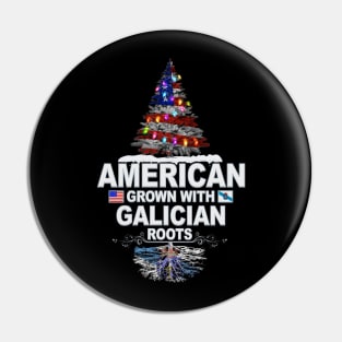 Christmas Tree  American Grown With Galician Roots - Gift for Galician From Galicia Pin