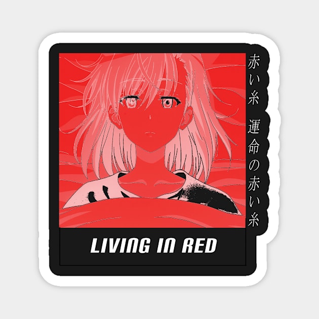 A Certain Scientific Railgun T ''LIVING IN RED V1'' Magnet by riventis66