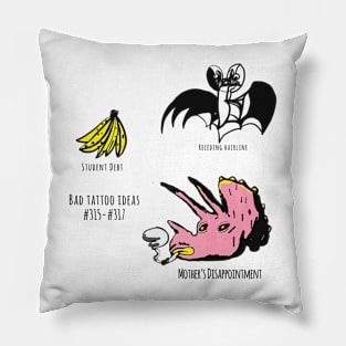 Bad Tattoo Ideas Pillow