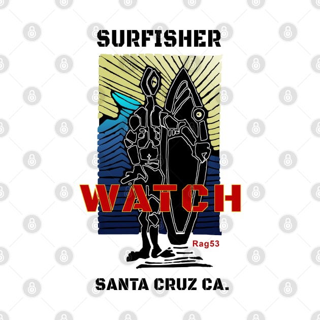 Surf Santa Cruz California by The Witness