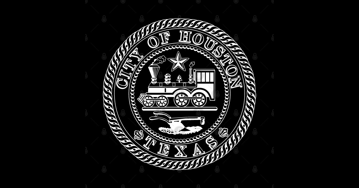 Houston Seal Houston Sticker TeePublic