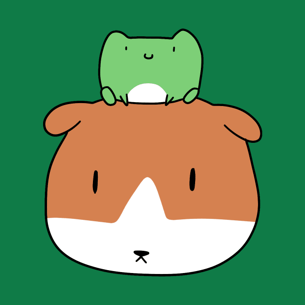 Little Frog and Guinea Pig Face by saradaboru