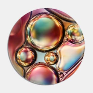 Bright & Bold Bubble Abstract Pin