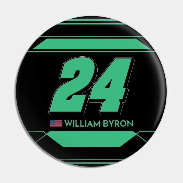 William Byron #24 2023 NASCAR Design Pin by AR Designs 