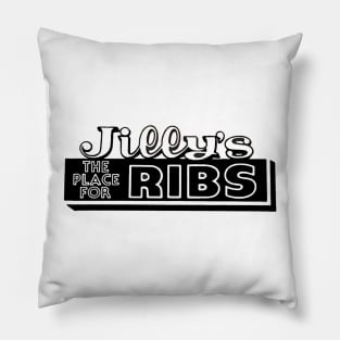 Jilly's The Place For Ribs! Atlanta Pillow