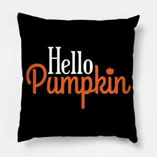 Halloween Hello Pumpkin Pillow