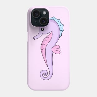 Lilac Seahorse Phone Case