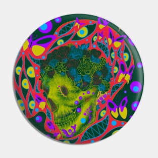 the death and the butterfly, ecopop mandala Pin