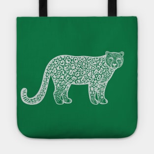 Snow Leopard - hand drawn endangered species big cat design Tote