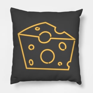 80s Retro Neon Sign Cheese Pillow