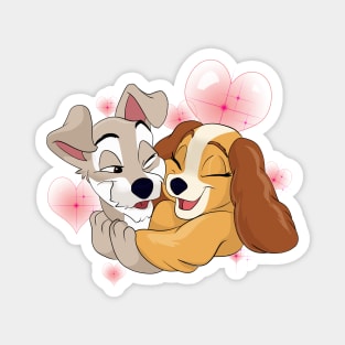 Lady and the Tramp love Magnet