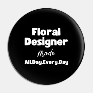 Floral Designer Pin