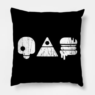 Three Robots Pillow