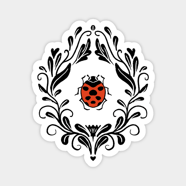 Lucky Ladybug Magnet by Olooriel