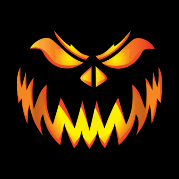 halloween jack o lantern face