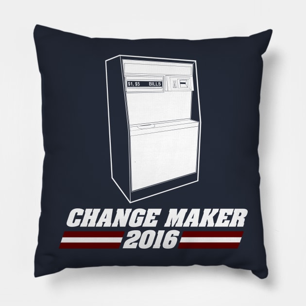 Change Maker Pillow by AngryMongoAff