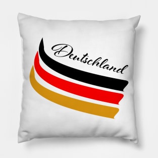 Deutschland und Flagge - German flag Pillow