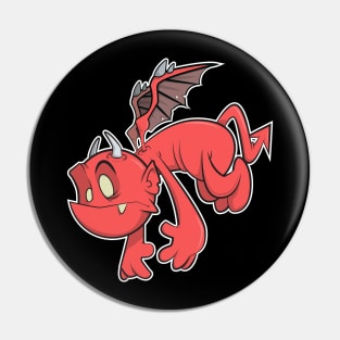 DEMON CHILLIN' Pin