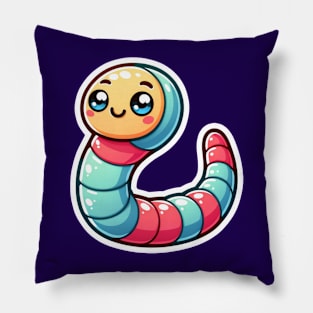 Kawaii Worm Pillow