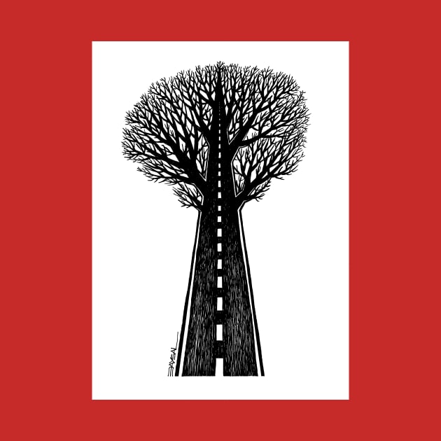 Yol ve ağaç... by BAYSAL