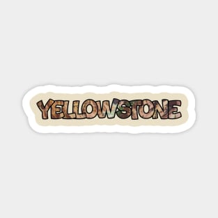 Vintage Yellowstone Magnet