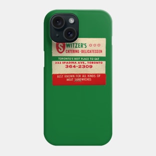 Switzer's Delicatessen Matchbook Phone Case