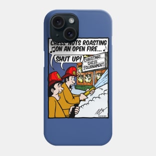 Christmas Chess Tournament Phone Case