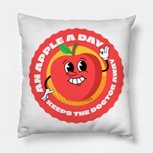 An apple a day keeps the doctor away Pillow