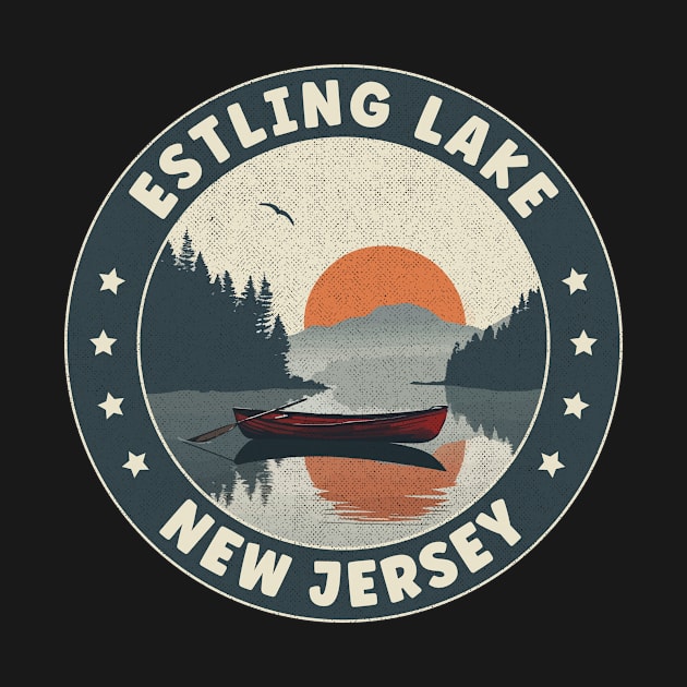 Estling Lake New Jersey Sunset by turtlestart