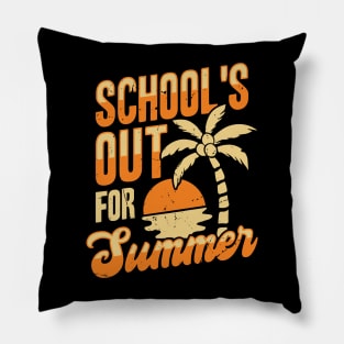 School's Out For Summer Pillow