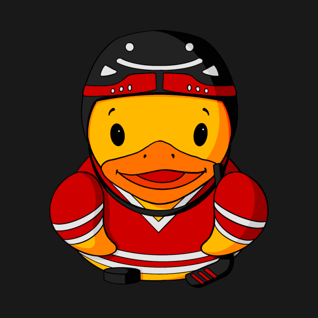 Hockey Rubber Duck by Alisha Ober Designs