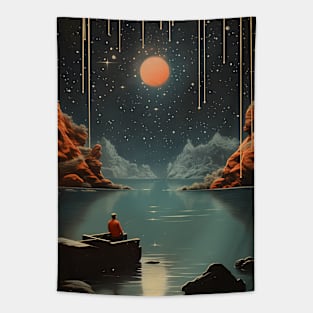 My Fishing Habit - Vintage Art Tapestry