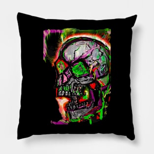 Screaming Skull Pillow