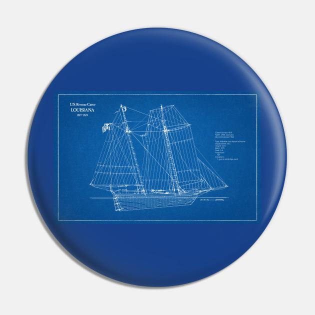 United States Revenue Cutter Louisiana - AD Pin by SPJE Illustration Photography